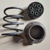Juego de cuatro piezas de anclajes de puente porosos, que incluyen anclajes redondos y planos pretensados M15, y anclajes de tensado de cable de acero, directamente del fabricante