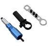 Cabezal de pistola de clavos para remachadora eléctrica, remache de aleación de aluminio, accesorios para herramientas de remache, cabezal de conversión para pistola de remaches con extracción de núcleo