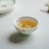 Estilo Dinastía Tang y Song Estilo Pintura al Óleo Flor Silvestre Pequeña Mariposa Cerámica Taza Maestra para el Hogar Juego de Té Kung Fu Taza de Té Pu'Er Taza de Degustación Taza Individual