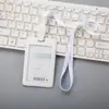 Youhe 6075/6076 Juego de identificación, tarjeta transparente doble, cordón para identificación, tarjeta de trabajo, cordón para identificación, cordón para colgar, impresión