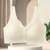 Sutiã de amamentação pós-parto com fivela frontal para mulheres grávidas, sutiã push-up anti-flacidez, sem argolas de aço, roupa íntima fina que não deixa marcas