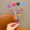Llavero de Cuerda Trenzada Nudada con Cuentas Hecho a Mano Color Caramelo Coreano Lanyard Colgante de Bolso de Moda Creativo Lote