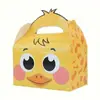 Maleta de Animal Nuevo Transfronteriza Caja Grande para Pastel Caja para Dulces de Animales Pequeños de Granja Caja Cuadrada de Fondo para Pasteles
