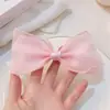 Nuevo pasador de red súper de hadas con lazo para el pelo de niña, clip de pico de pato dulce de alta calidad, pasador, tocado