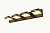 Luz frontal de espelho LED transfronteiriça, luminária de parede simples estilo nórdico para banheiro e quarto em aço inoxidável, luminária de parede para banheiro