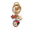 Desenhos Animados Creative Metal bonito Mickey Minnie Mouse Chaveiro Bolsa Chaveiro Pingente Pequeno e Requintado Ornamentos Suspensos