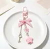 Estilo Coreano Estilo Ins Llavero de Nudo de Mariposa Estrella Colgante de Bolso Dulce Femenino Corazón Adorno Versátil Venta al por Mayor