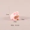 Animales de Dibujos Animados Bebé Trepando Joyería de Resina Accesorios Colgante de Llavero con Apellido Adornos para Coche Juguetes Pequeños