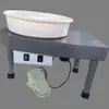 Equipo Cerámico Motor DC Sin Escobillas Frecuencia Variable Máquina de Estirar Enseñanza Escolar Barro de Alfarería Modelo Regulación Inteligente Profesional