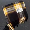 Cachecol Xadrez Vermelho de Natal para Mulheres no Outono e Inverno Estilo Coreano Imitação de Caxemira Luxo Acessível Alta Qualidade Cachecol Xale Quente