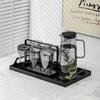 Juego de vasos de vidrio para beber para el hogar sala de estar familia Taza de té Juego de tazas para invitados alta calidad alta apariencia gama alta