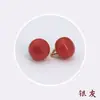 Botões de cogumelo coloridos botões de pérola Qipao Hanfu Roupa Tang acessórios de traje antigo botões de camisa botões de pé de cobre tricotados