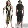 Cosplay de Halloween Faraón Egipcio Cleopatra Traje Nacional para Escenario Ropa para Pareja de Príncipes Adultos Venta al por Mayor