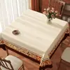 Toalha de Mesa Quadrada Estilo Americano, Impermeável, à Prova de Óleo, Lavável, Capa de Mesa de Jantar em PVC, Capa Pequena para Mesa Quadrada, Pano para Mesa de Centro com Ambiente