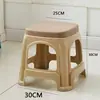 Taburete de plástico engrosado, silla para personas con sobrepeso, taburete de plástico engrosado duradero, taburetes pequeños resistentes al por mayor para uso doméstico
