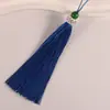 Colgante de Borla con Tapa de Cobre Full Diamond de Cuentas Verdes, Borla Marcador de Libros Estilo Antiguo, Colgante de Borla de Poliéster con Tapa de Metal Venta al por Mayor