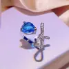 Livro Vermelho Pequeno Vídeo Curto Mais Vendido Mesmo Estilo Conjunto de Três Peças Moda Brincos de Argola com Pingente Brincos Colar Joia em Formato de Laço