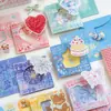 Set de Sobres para Tarjetas de Felicitación 3D Momo - Llegada de la Suerte - Tema de Graffiti Dibujado a Mano Tarjeta de Mensaje de Bendición y Confesión de Regalo