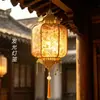 Linternas de Año Nuevo, Linternas Luminosas de Estilo Antiguo, Kits de Materiales Hechos a Mano para DIY, Linternas de Palacio, Decoraciones Colgantes de Mano, Linternas de Flores Hanfu