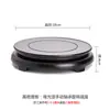 Base de Soporte para Adorno Madera Maciza Wenwan Nogal Soporte para Tetera Quemador de Incienso Artesanías Base para Jarrón de Piedra Maceta Marco de Madera