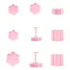 Molde para Pastel de Luna Serie Flores Dibujos Animados 3D Flor de Cinco Pétalos Flor de Seis Pétalos Molde de Tamaño Pequeño y Grande Simulación Pastel Repujado DIY