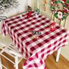 Mantel de Año Nuevo, mantel festivo rojo de Navidad, mantel de ambiente, mantel de comedor, par de manteles, mantel decorativo de estilo navideño.