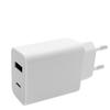 Para carregador USB duplo certificado transfronteiriço A + C 2A/2.4A cabeça de carregamento soco duplo 5V2A carregamento de parede