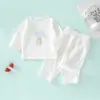 Traje de Verano para Bebé 33264 Delgado Transpirable de Manga Larga con Aberturas para Aire Acondicionado Conjunto Delgado de Ropa para el Hogar para Bebés