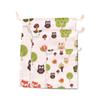 Bolsa de Embalaje para Regalo de Almacenamiento con Cordón de Algodón y Lino Estampado, Bolsa de Almacenamiento con Cordón para Juguetes, Ropa Interior, Equipaje con Estampado de Dibujos Animados