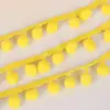 Venta Directa de Fábrica Bolas de Encaje Hechas a Mano de Colores Nuevo 10 mm Cuerda de Pompones de Encaje Hechos a Mano Pompones al por Mayor
