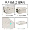 Caja de almacenamiento plegable para camping al aire libre, multifunción, portátil para vehículo, con tapa de madera engrosada, caja de almacenamiento para camping al aire libre