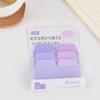 Calcomanías Índice de Degradado de Color, Notas Creativas Multicolor para Cuaderno de Oficina, Calcomanías N-Veces, Notas de Mensaje a la Moda, Notas Adhesivas