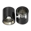 Adequado para Bmw G20 G21 320D 320I 330I Mp Fibra de Carbono Boca Final Tubo de Escape Bico Silenciador