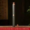Tubo de Incienso de Sándalo Morado, Madera de Ébano Negro, Tubo de Incienso con Madera Fragante, Tubo de Incienso Grande de Palosanto Africano