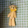 Boneca de pelúcia boneca 15cm urso de pelúcia cacheado marrom decoração acessórios de vestuário atividades suprimento para atividades em estoque lote