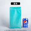 Bolsa de embalaje con cremallera esmerilada bolsa de piel de vaca para té verde tailandés bolsa de aluminio para café té bolsa sellada para una libra de granos de café