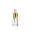 Frascos de Óleo Essencial Marrom de 5ml 10ml em Estoque, Frascos Conta-Gotas de Vidro para Cosméticos, Pequenos Frascos Vazios para Sérum