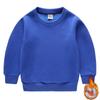 Nueva Sudadera Cruzada para Niños Otoño/Invierno 2026, Suéter Elegante para Niños Mayores con Forro Polar, Prenda de Invierno Engrosada y Cálida