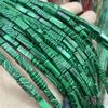 Cuentas espaciadoras rectangulares de ágata de cristal natural, cuentas sueltas al por mayor, hechas a mano, pulsera Wenwan de bricolaje, joyería, material de jade Dongling