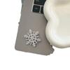 Otoño e Invierno lindo clip de pico de pato con copo de nieve horquilla estilo chica dulce simple fresco flequillo de frente accesorios para el cabello