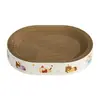 Tabla rascadora para gatos y nido para gatos todo en uno, resistente a los arañazos, resistente al desgaste, papel corrugado que no suelta pelusa rascador tipo cuenco, nido para gatos para afilar las uñas, artículos para mascotas para gatos