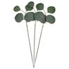 Popular Folha de Eucalipto Artificial Única Transfronteiriça Decoração de Arranjo de Flores para Casamento Folha Verde Falsa Acessórios de Flor de Seda
