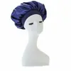 Amazon 32cm Transfronteiriça Larga Elástica Alta Faixa de Cabeça Touca Noturna Feminina Touca de Quimioterapia Chapéu Condicionador de Cabelo Cor Flor Leopardo