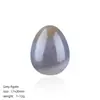 Ovo Pequeno em Forma de Ovo de Cristal Natural Transfronteiriço Páscoa Ágata Pássaro Esculpido Ovo de Pássaro Forma de Pedra Bruta Ornamento de Mão Ovo de Jade