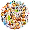 Amazon Transfronterizo Nuevo Set de 50 Piezas de Pegatinas de Animales de Ojos Grandes, Dibujos Animados Lindos Pegatinas de Animales Pequeños Naturales Graffiti