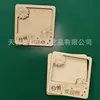 Destino Turístico Cultural e Criativo Ímã de Geladeira Acessórios Artesanato em Madeira DIY Kit de Materiais Souvenir em Formato de Carimbo de Cidade Acessórios Atacado