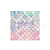 Tema de Sirena Escama de Pez Fiesta Cumpleaños Infantil Pancarta Fondo Papel Decorativo Charola Taza de Papel Servilleta Mantel Suministros