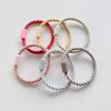 Bandas Elásticas para Niños Cuerda para el Cabello de Alta Elasticidad Patrón Espiral Anillo para el Cabello de Bebé Adorno para la Cabeza DIY Accesorios Material Fabricantes Venta al por Mayor