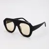 Novos Óculos de Sol Quadrados Tendência Europeus e Americanos, Transfronteiriços, High-End, Retrô, com Armações Grandes para Homens e Mulheres, Óculos de Sol de Acetato Personalizados