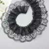 Spot 5cm renda dupla gaze borda bruta dobra artesanal saia joias brinquedos decorativos acessórios de vestuário renda